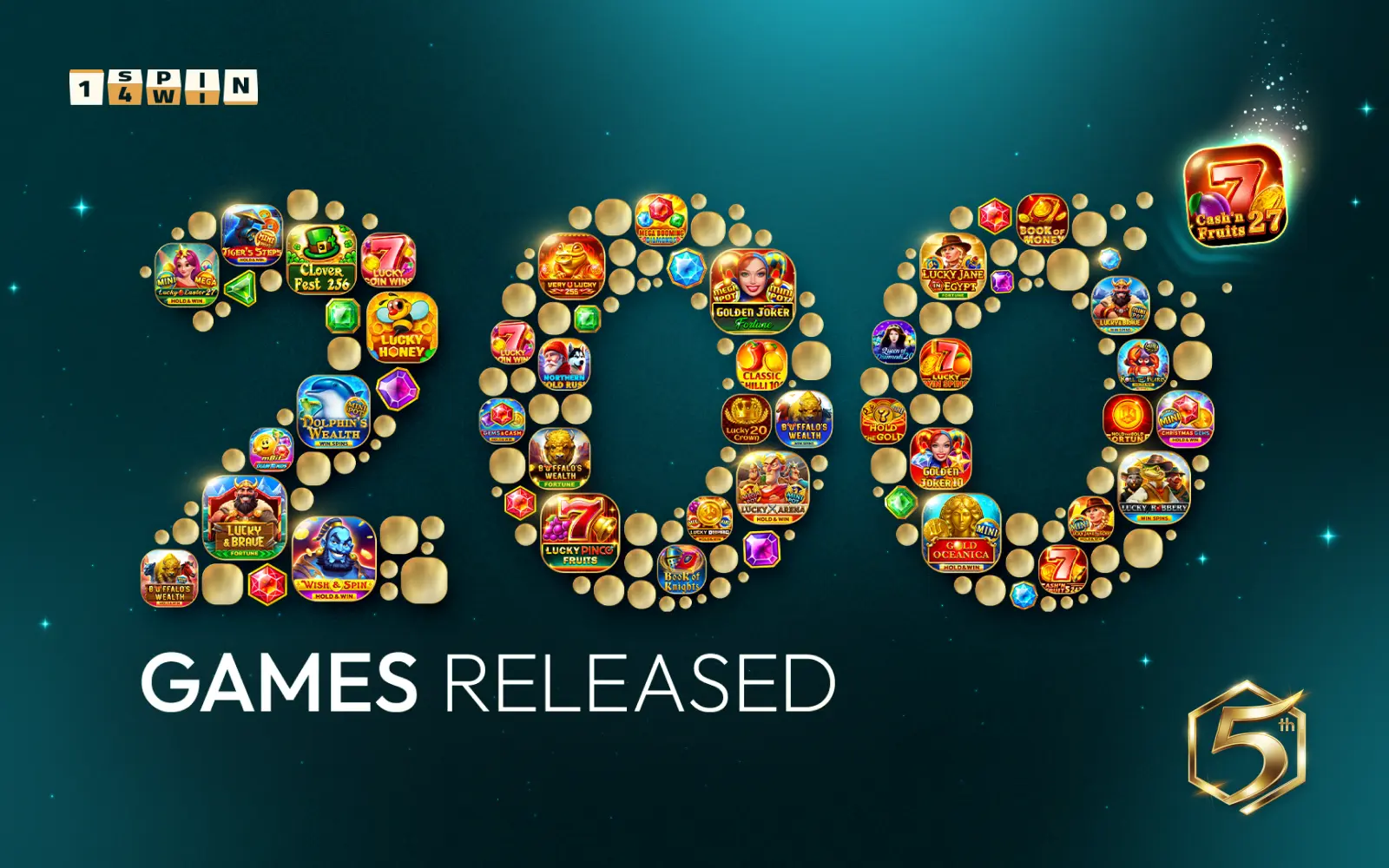 1spin4win celebrates 200 classic slots