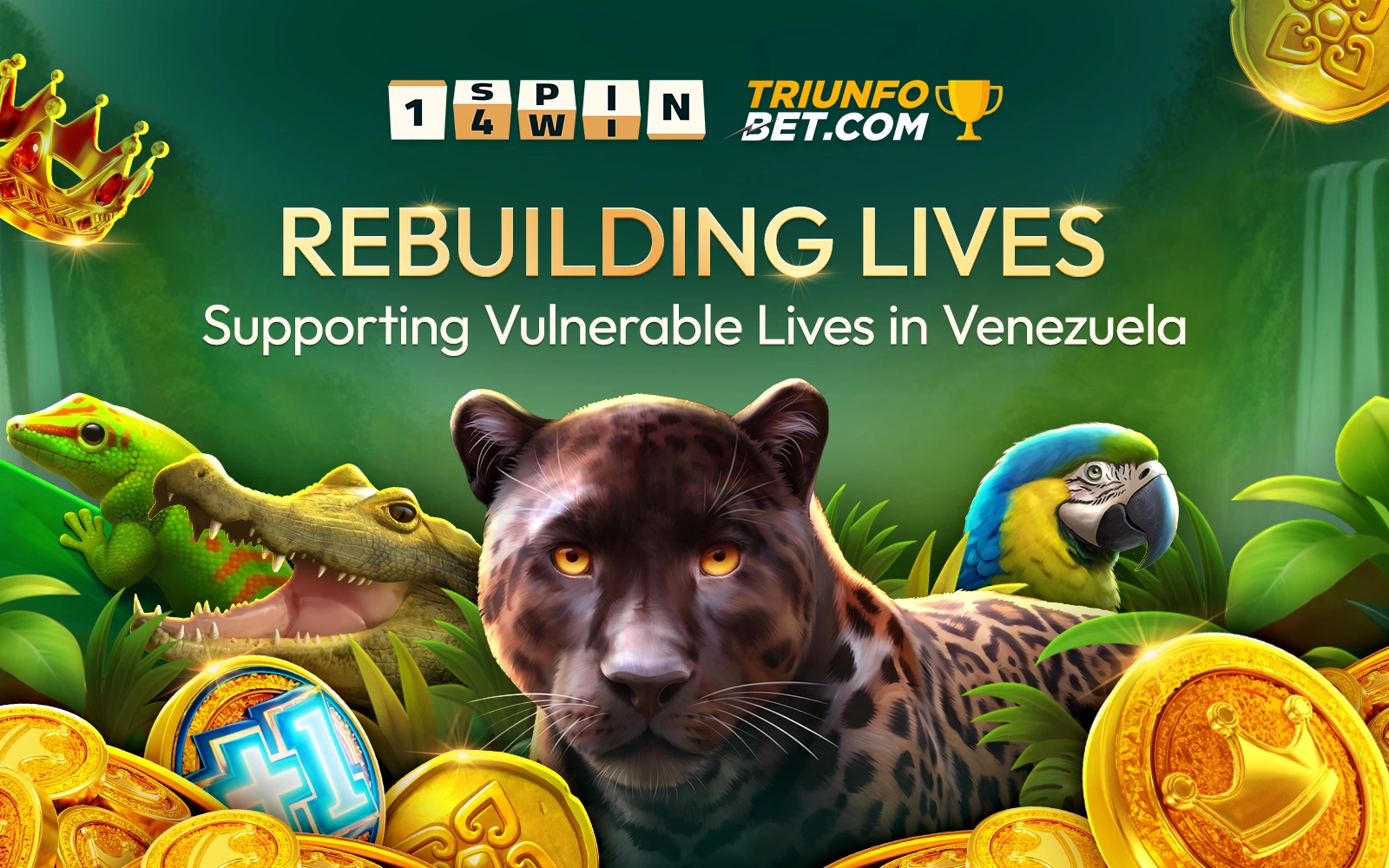 1spin4win partners with TriunfoBet to support vulnerable lives in Venezuela