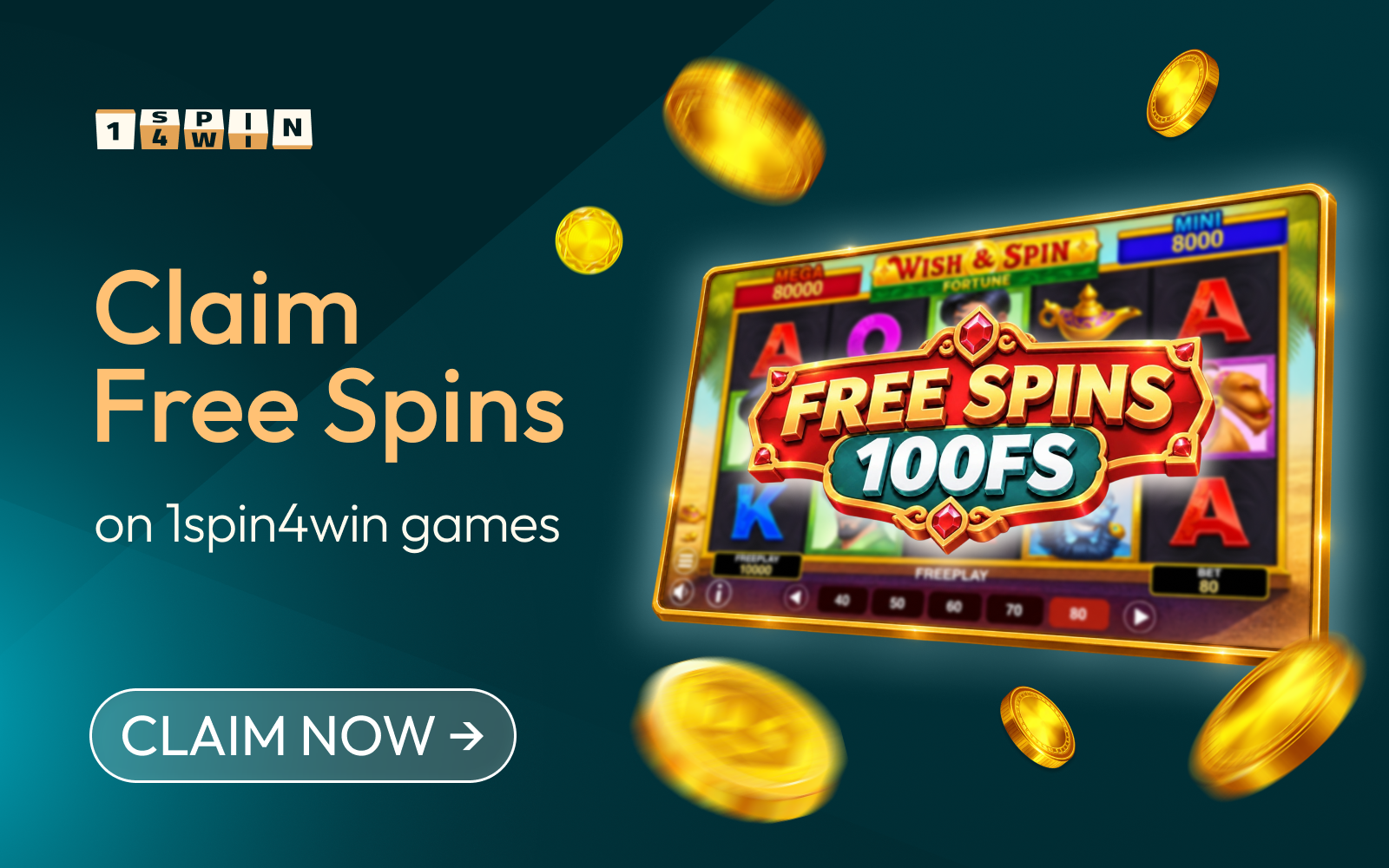 How to get Free Spins on 1spin4win slots