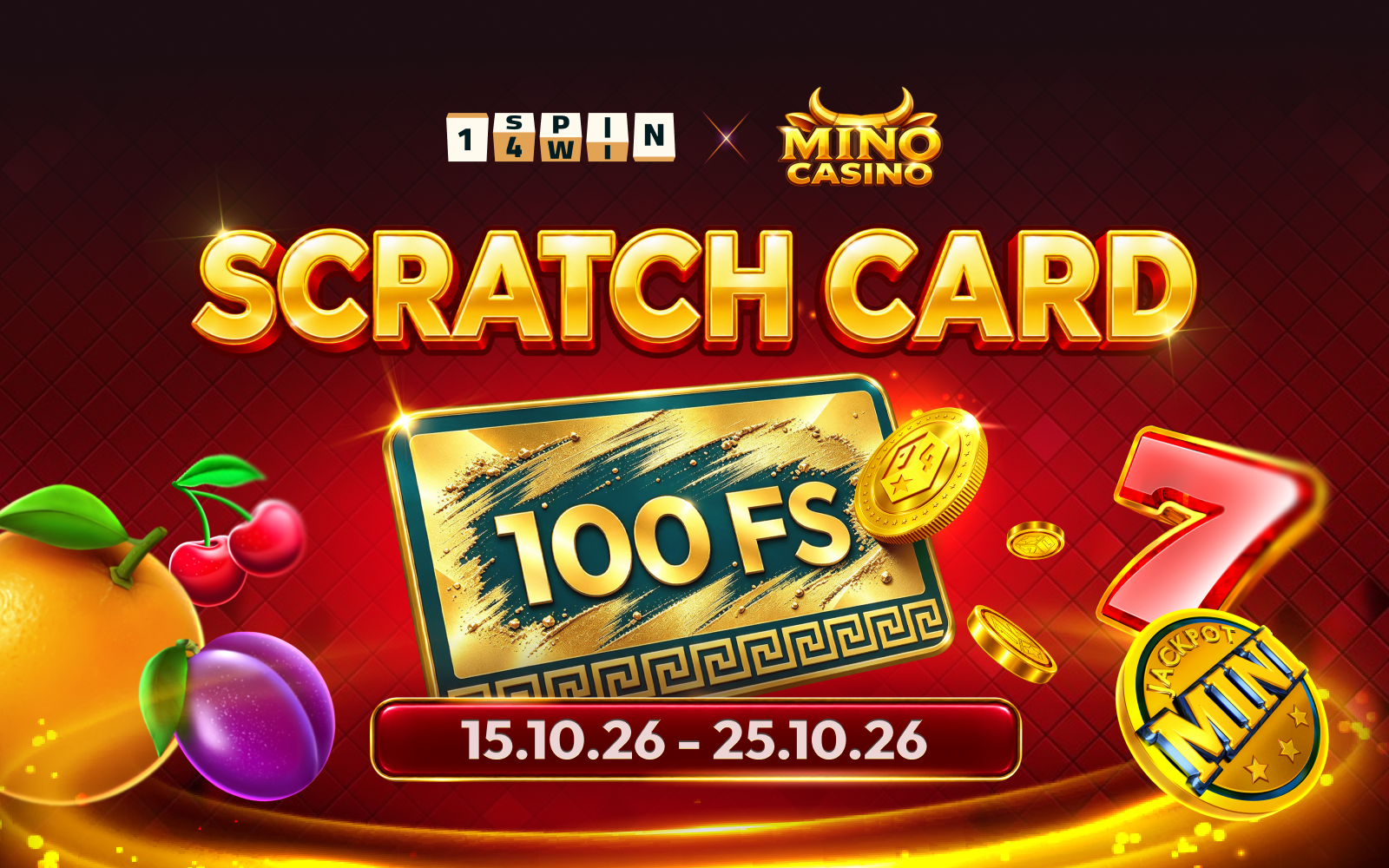 1spin4win launches a new Scratch Card campaign with MinoCasino