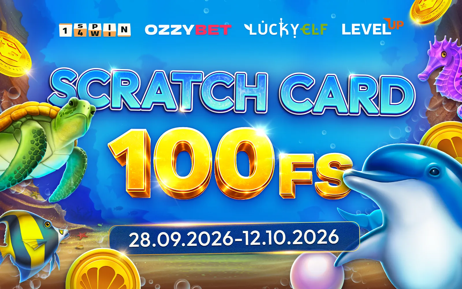 1spin4win rolls out a new Scratch Card campaign with LevelUp, LuckyElf